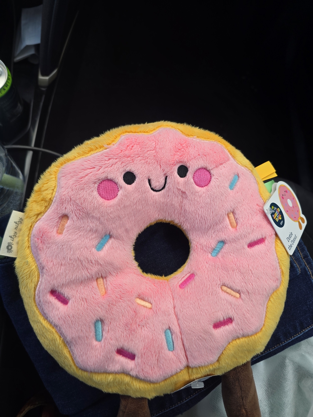 Itzy Ritzy - Pink Plush Donut Toy